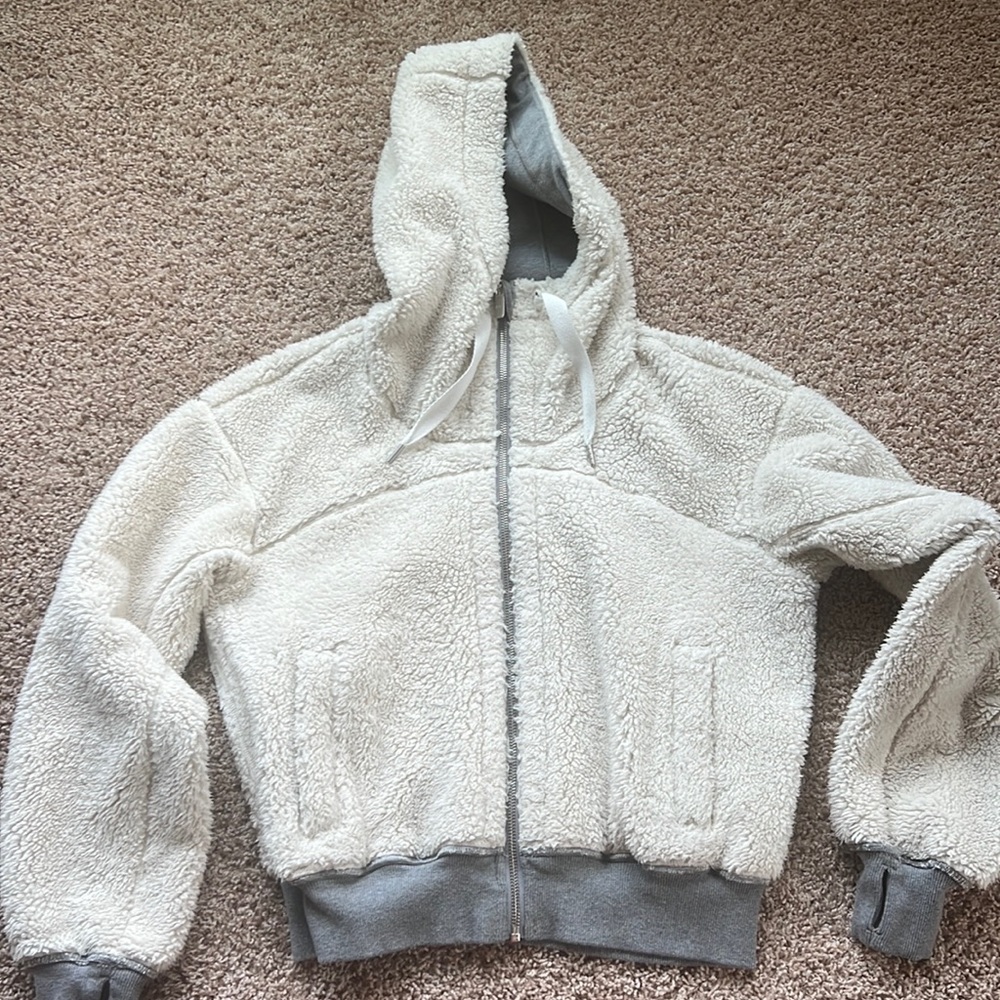 Lululemon Short and Sweet Sherpa zip up